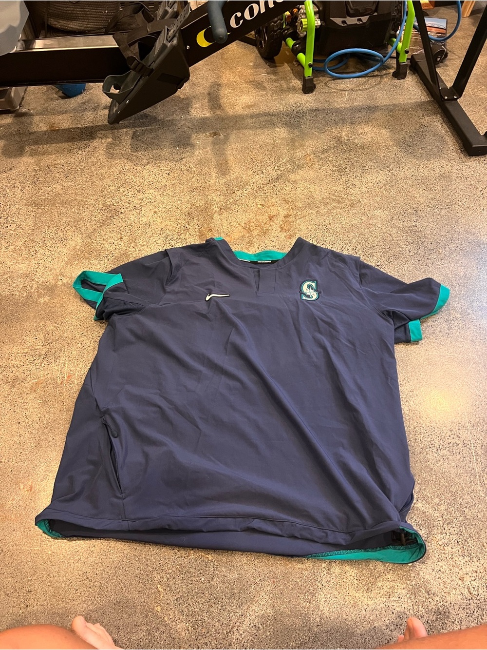 Nike Seattle Mariners Navy Short Sleeve Pullover